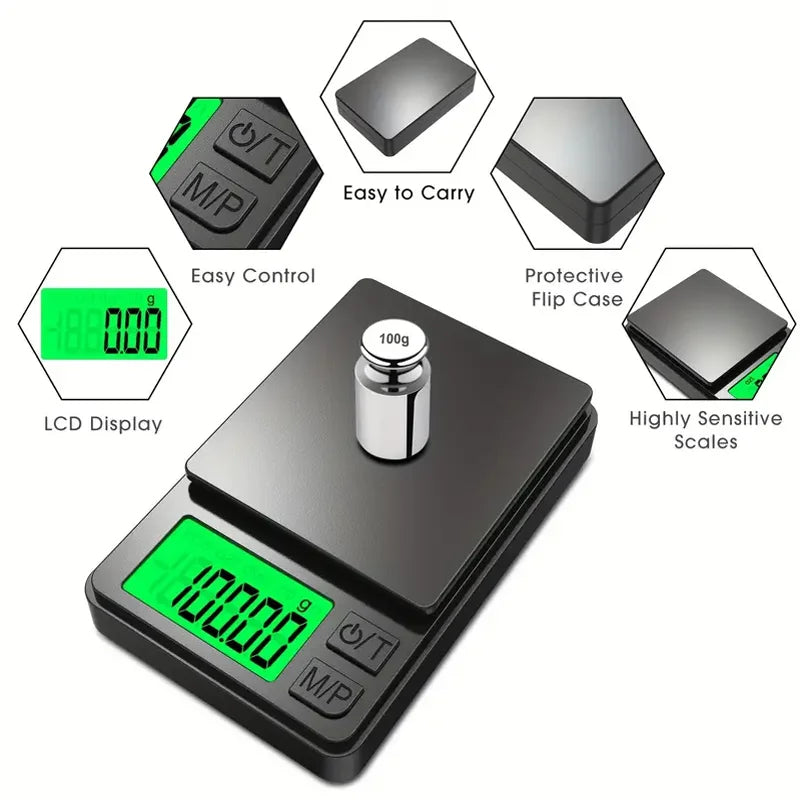 Balance Numérique Precision Pro - Compacte et Précise pour les Voyages