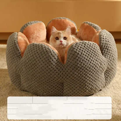 Cocoon Floral - Panier Douillet et Moelleux pour Votre Chat