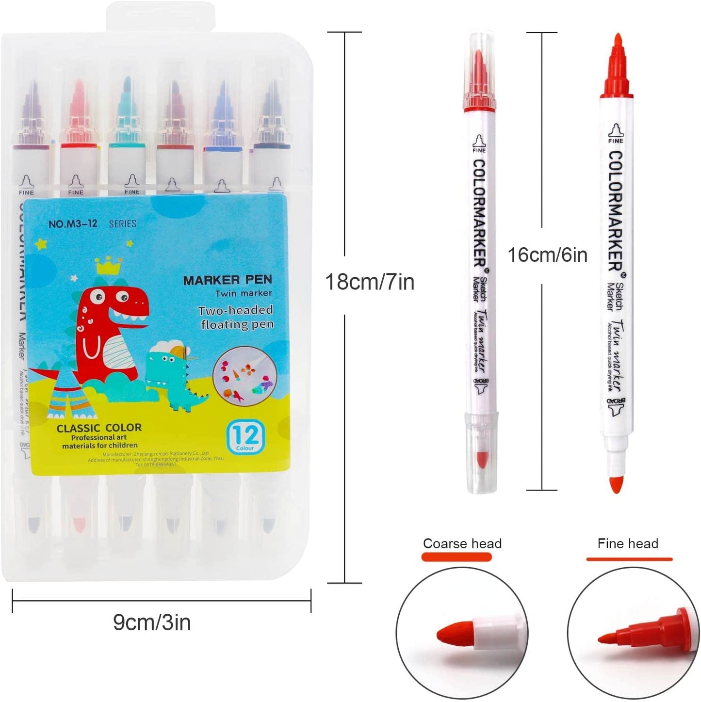 Set de Marqueurs Créatifs – Pour une Explosion de Couleurs Sans Limite