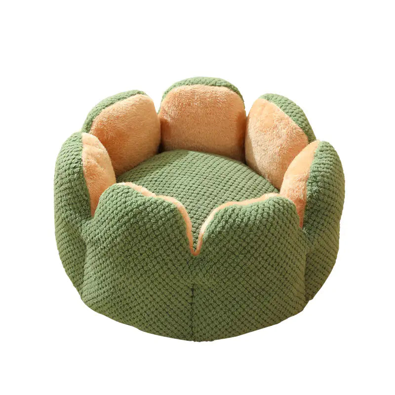Cocoon Floral - Panier Douillet et Moelleux pour Votre Chat