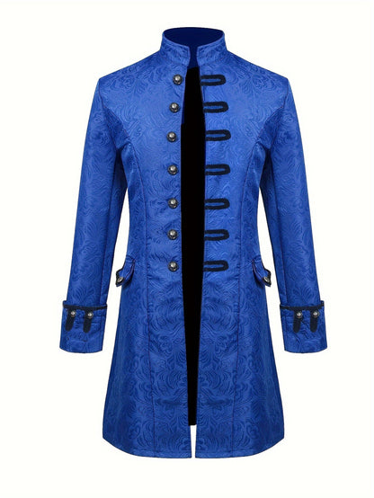 Veste Jacquard Médiévale Henri - Tenue Élégante et Stylée pour Occasions Festives