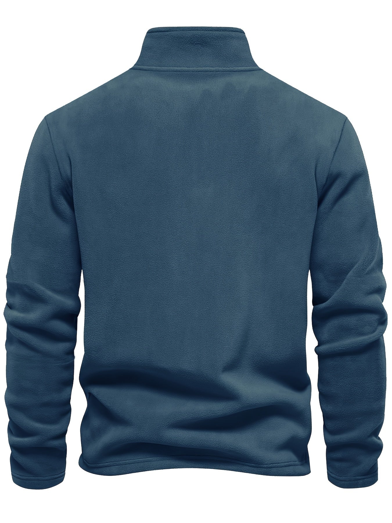 Pull-Over Demi-Zip Doublé en Polaire - Confortable et Chaud pour les Jours Froids