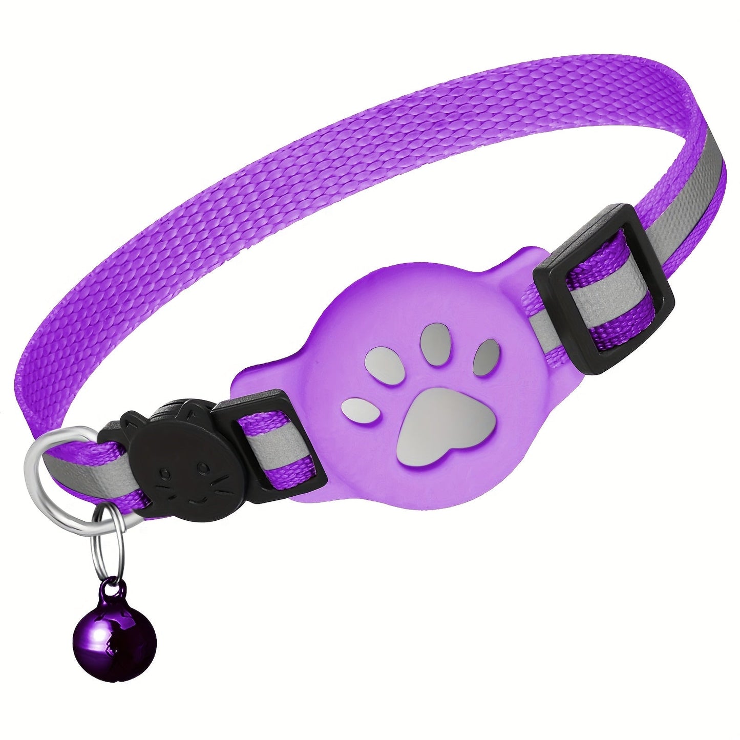Collier pour chat avec boucle de sécurité et clochette – Réglable pour chats de différentes tailles