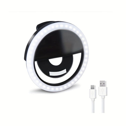 Anneau Lumineux LED Selfie – Idéal pour le Maquillage et la Photographie