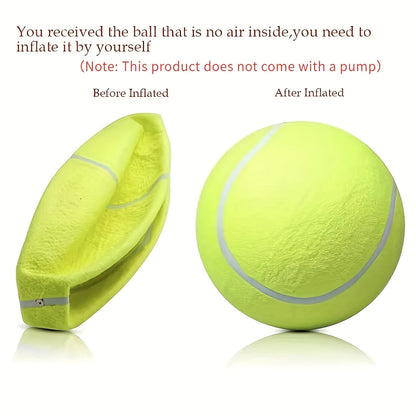 Balle de tennis extra résistante pour grands chiens – Idéale pour le jeu et l’activité en extérieur