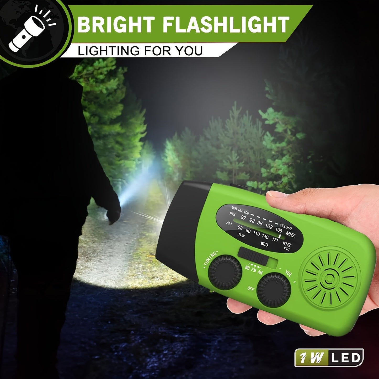 Survivor Compact Radio de secours – Pratique et puissant en cas d’urgence