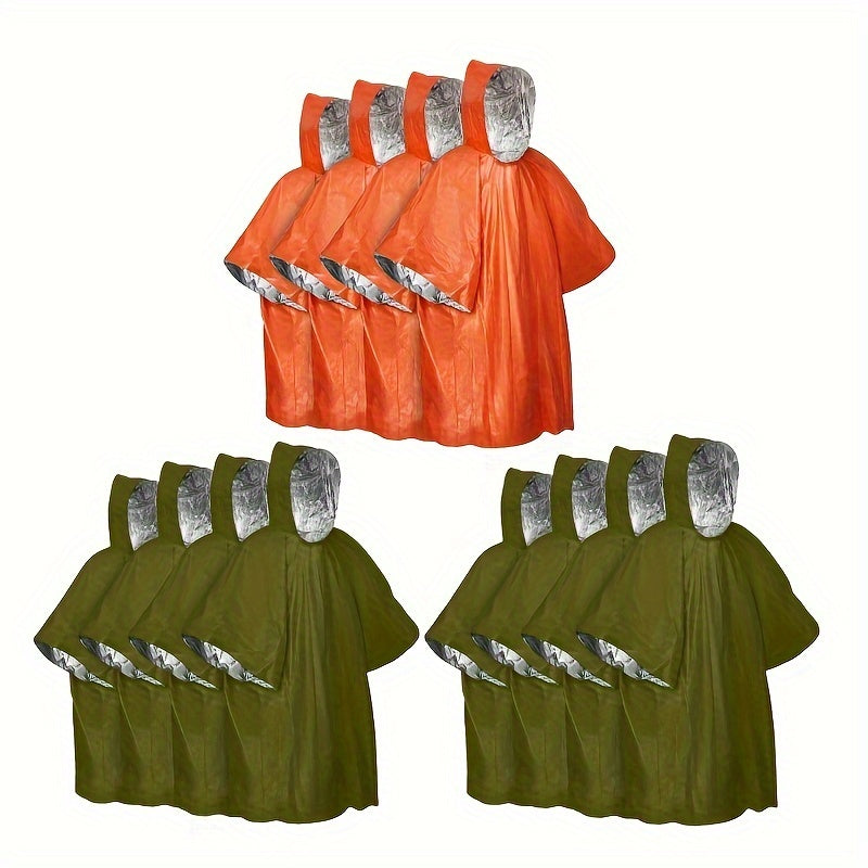 Ponchos d’urgence StormGuard – Protection imperméable et thermique