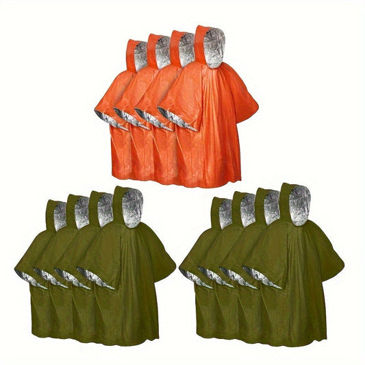 Ponchos d’urgence StormGuard – Protection imperméable et thermique