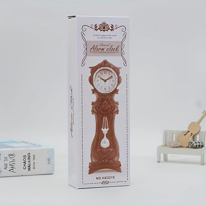 Horloge vintage élégant à pendule florale – Décoration d’ambiance pour votre salon ou bureau
