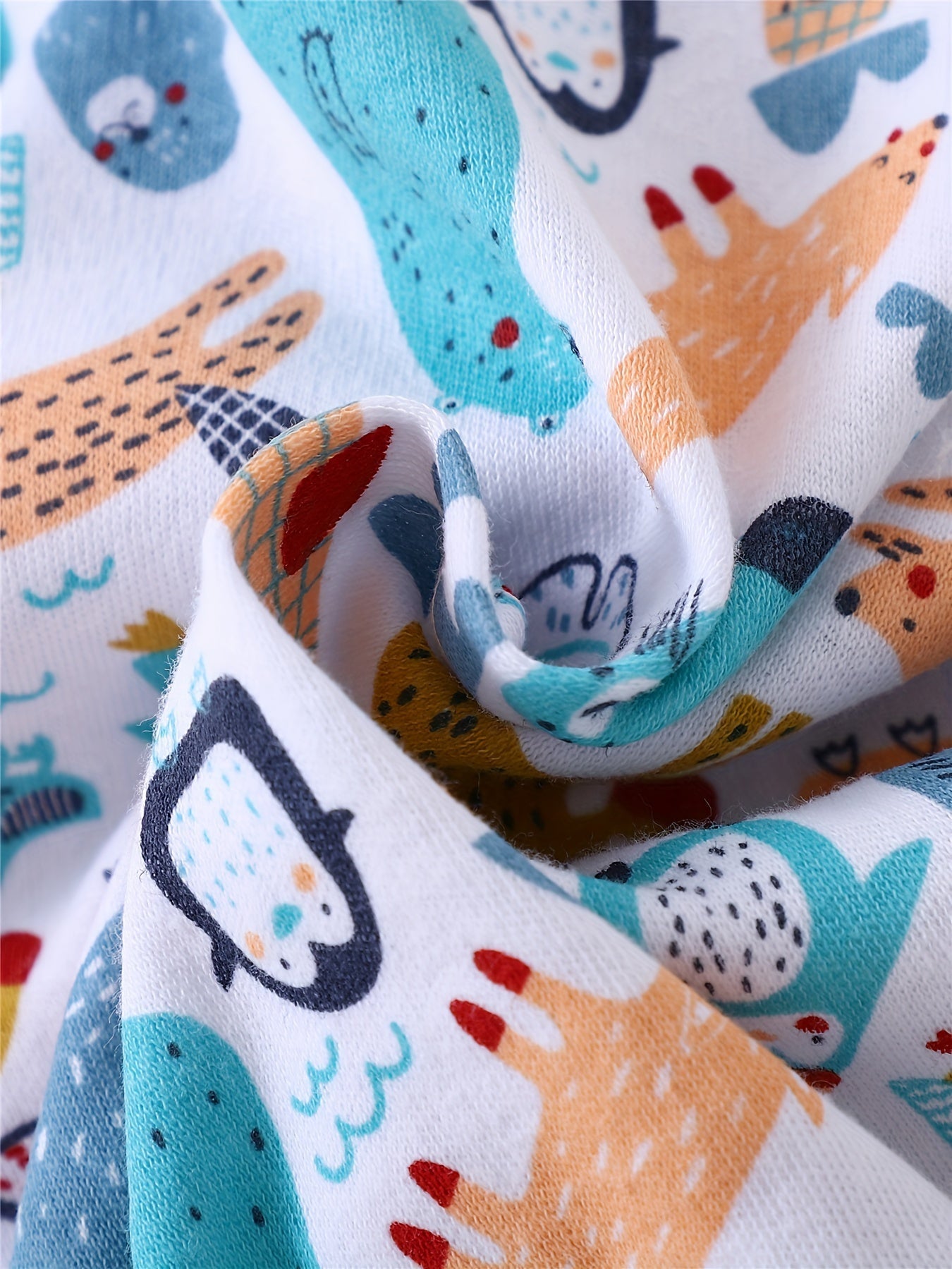 Set de 3 Bodys Bébé avec Imprimés Animaux – Manches Longues pour Activités en Plein Air
