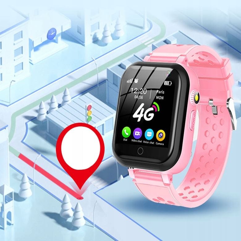 KidTech - Montre intelligente pour enfants – GPS, caméra et SOS avec un seul bouton
