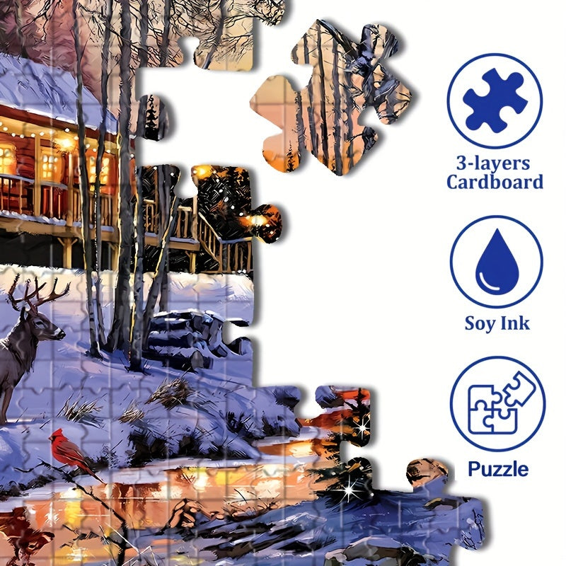 Plaisir du Puzzle Hivernal – Pour des Soirées Chaleureuses et Conviviales