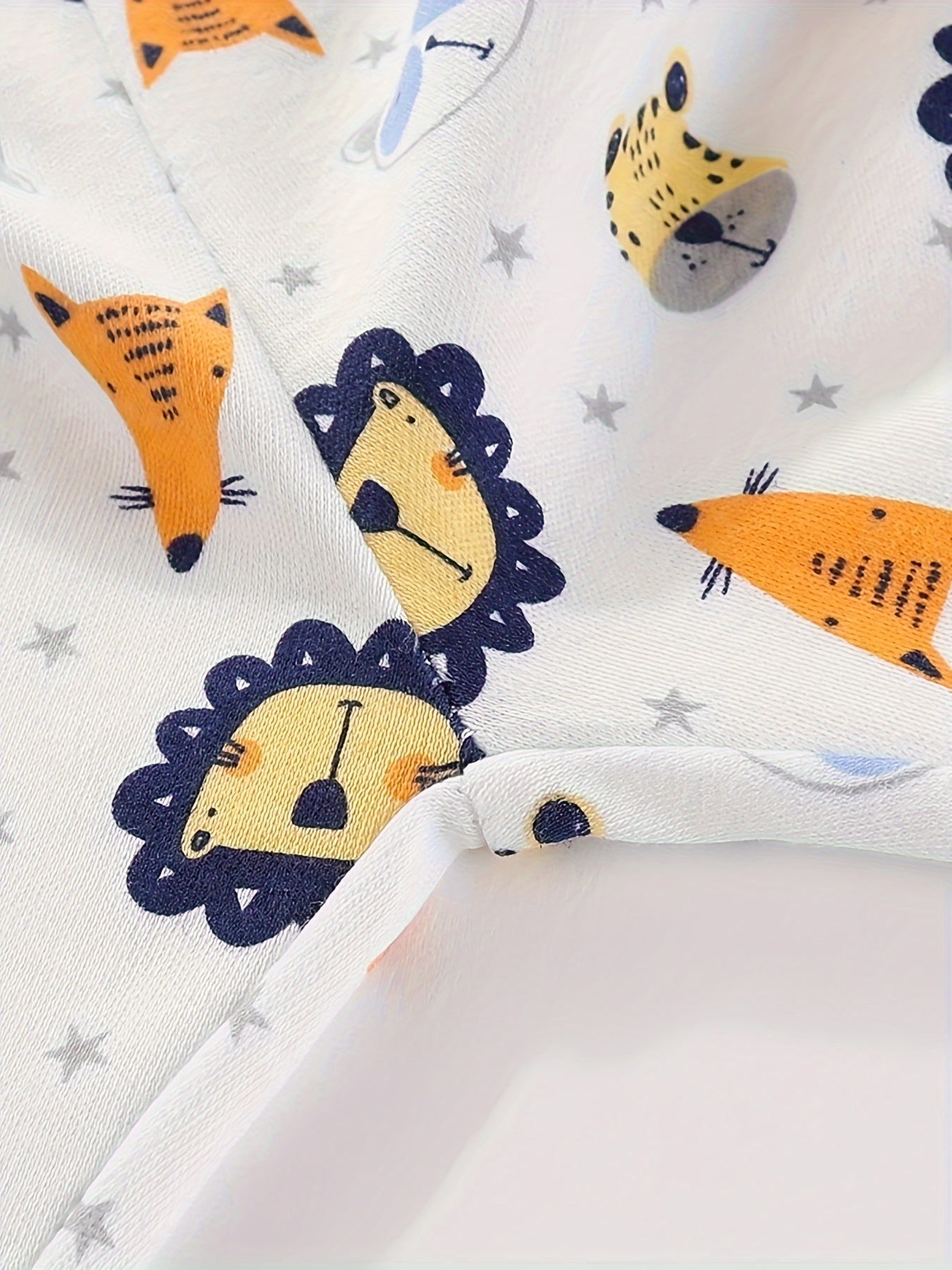 Ensemble de 3 Pantalons Bébé avec Motifs Animaux Adorables