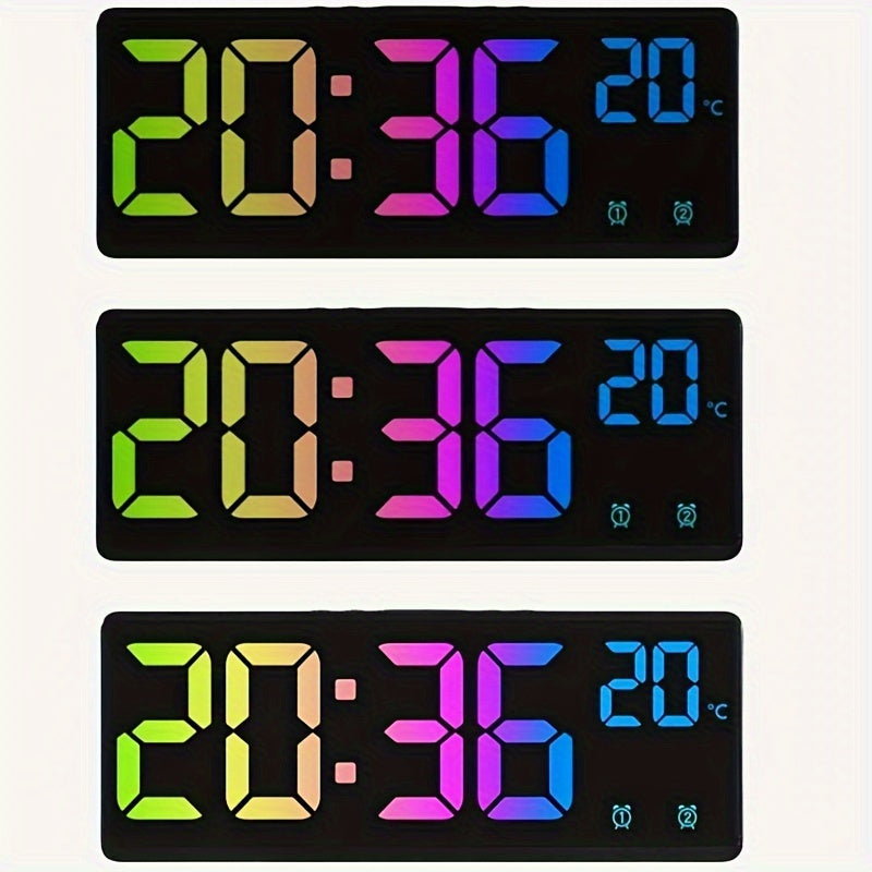 Réveil digital RGB – Commande vocale, double alarme et affichage de la température