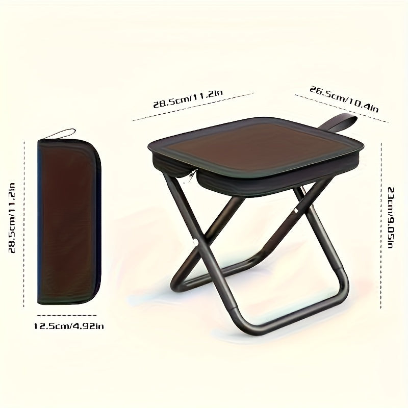 Chaise pliante avec poignée - Facile à transporter pour vos aventures en plein air