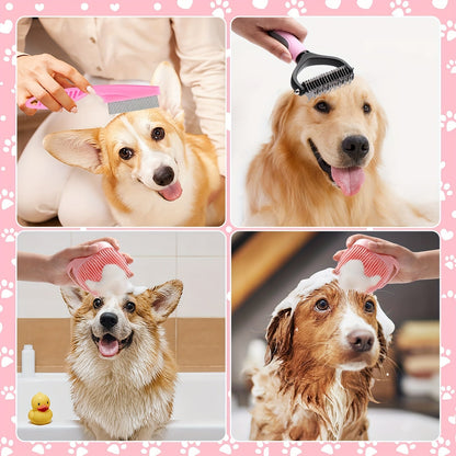 Set de toilettage pour chien 8 pièces – Pour un pelage sain et éclatant de votre animal