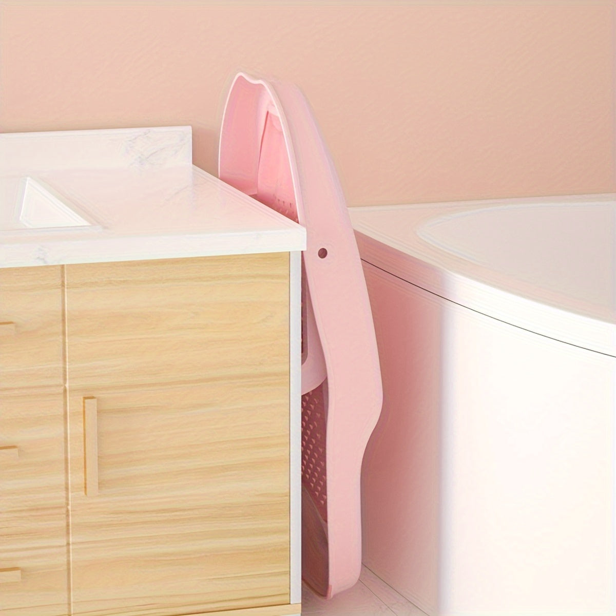 Siège de bain pliable pour enfants - Support de bain antidérapant en forme de poisson pour un bain en toute sécurité