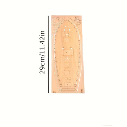 Modèle classique de voilier en bois – Puzzle 3D détaillé pour passionnés de bateaux