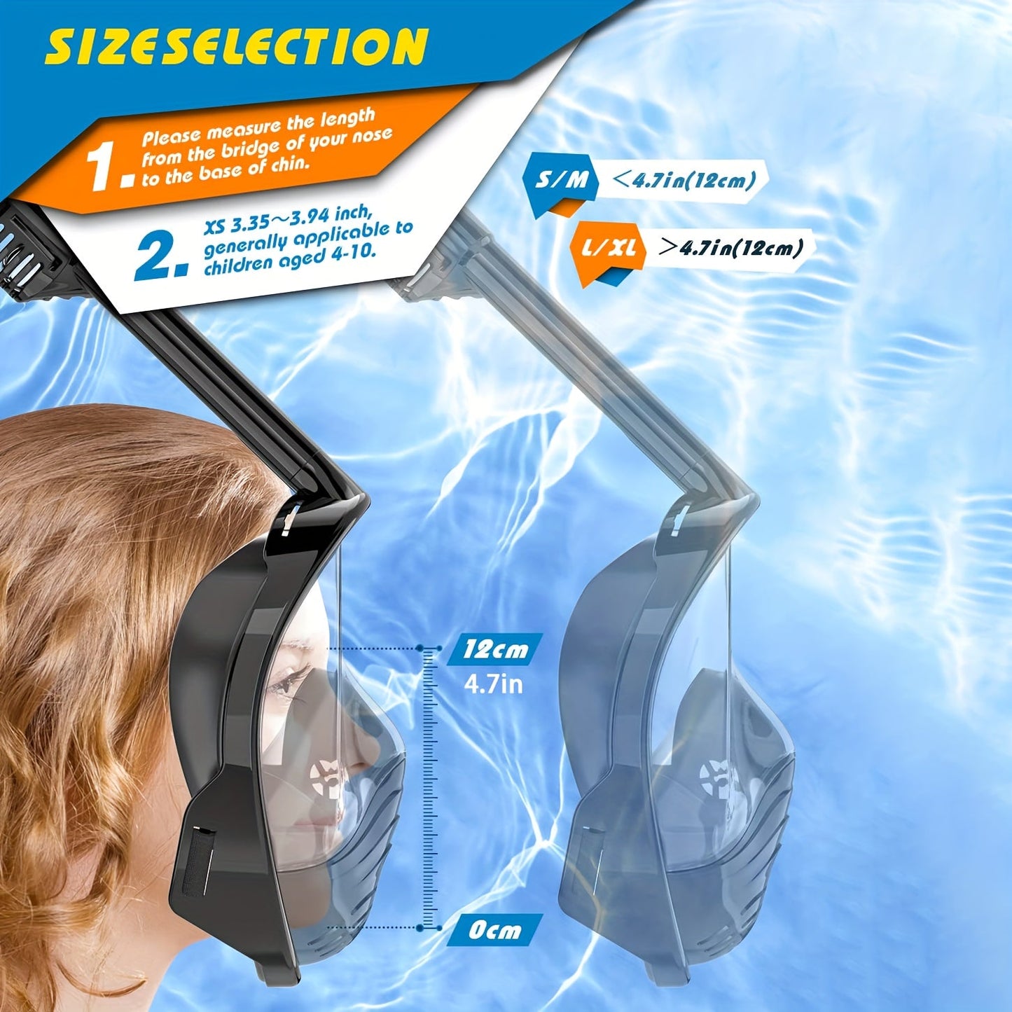 Mintégral – Vision panoramique à 180° et support caméra pour une expérience sous-marine parfaiteasque de snorkeling