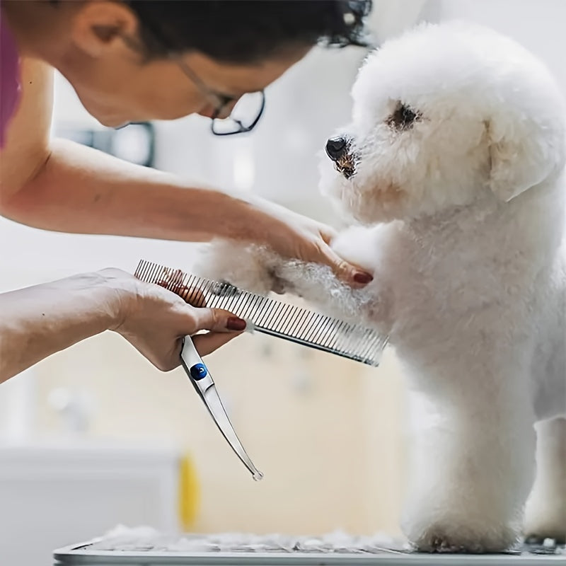 Kit de toilettage professionnel pour animaux – Ciseaux et peigne pour un toilettage parfait de chiens et chats