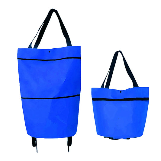 Sac de courses 2 en 1 pliable
