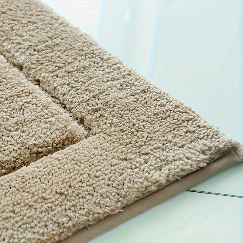 Set de Tapis de Salle de Bain en Microfibres Ultrafines 3 Pièces – Séchage Rapide et Absorbant