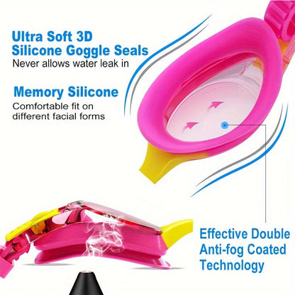 Lunettes de natation AquaKids – Lunettes confortables et étanches pour enfants