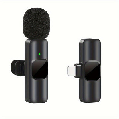 Microphone Lavalier Sans Fil Professionnel - Idéal pour les Enregistrements Vidéo et le Streaming en Direct
