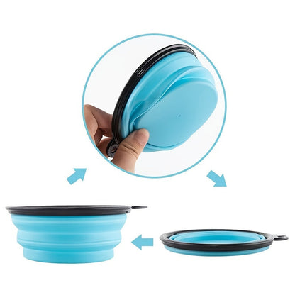 Gamelle pliable pour animaux – Durable et compacte pour chiens et chats