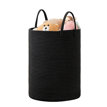Panier à linge bicolore élégant - Grand volume, pratique et durable