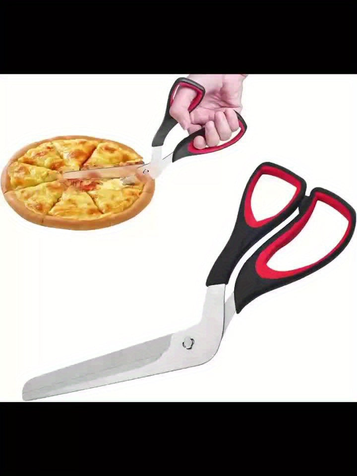 Ciseaux Multifonctions en Acier Inoxydable pour Pizza avec Poignée Confort – Découpe Facile de la Pizza et Plus