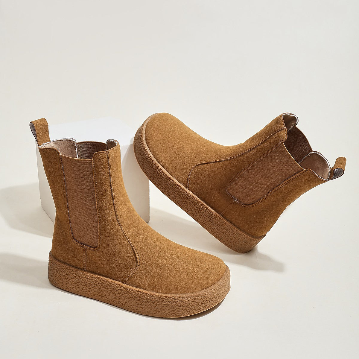 Bottines Chelsea confortables pour femmes - Bottines chaudes et élégantes