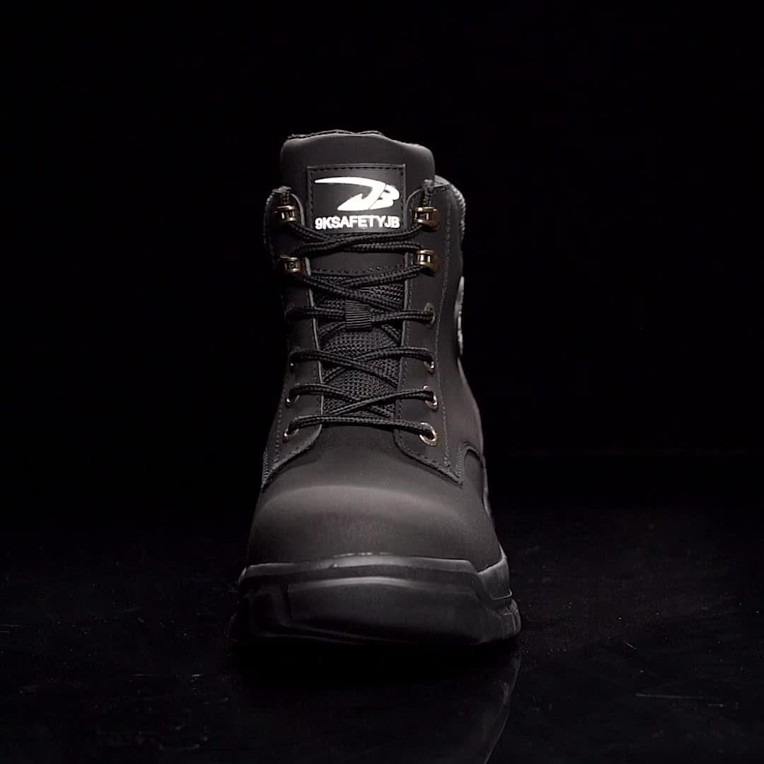 Bottes de travail robustes avec embouts en acier – Durables et confortables pour le travail et l’industrie