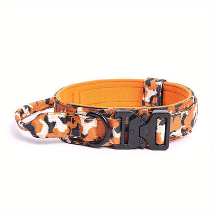 Collier tactique militaire pour chien – Réglable et durable pour chiens moyens et grands