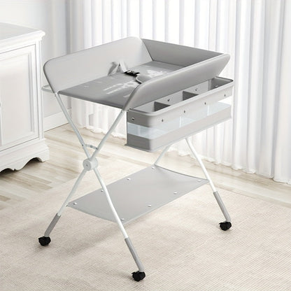 Table à Langer Réglable et Portable pour Bébés – Parfaite pour l’Organisation et le Confort