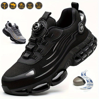Chaussures de Sécurité pour Hommes - Respirantes et Antidérapantes avec Boucle Rotative