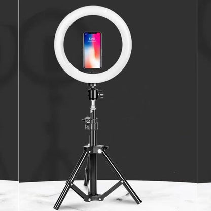 Anneau Lumineux Beauté 10 pouces avec Trépied de 55 cm – Parfait pour Photographie, Vidéographie et Maquillage