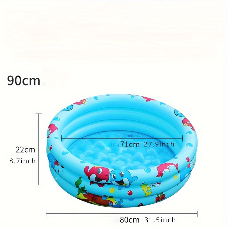 Piscine gonflable pour enfants - Plaisir convivial sous le soleil d’été