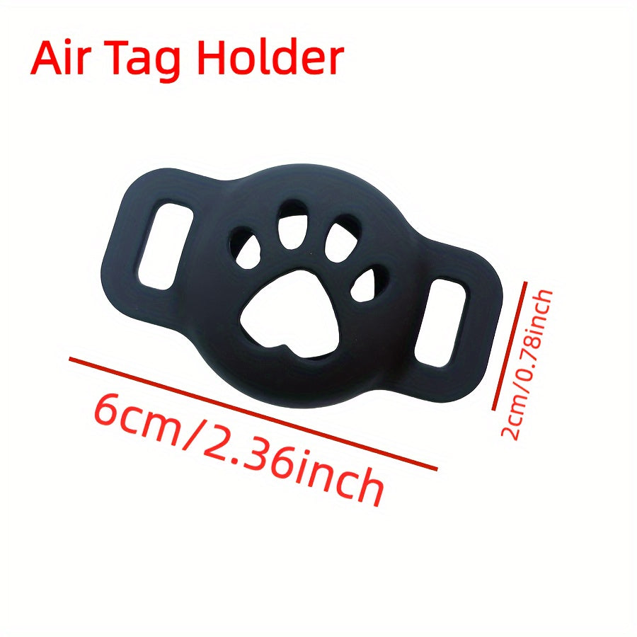 Collier réfléchissant pour chat avec porte-AirTag et clochette – Collier réglable pour visibilité nocturne