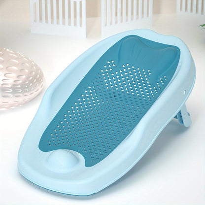 Siège de bain pliable pour enfants - Support de bain antidérapant en forme de poisson pour un bain en toute sécurité