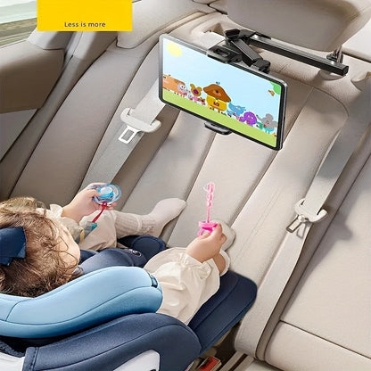 Support Tablette pour Appuie-tête de Voiture – Fixation Réglable pour Tablettes et Smartphones