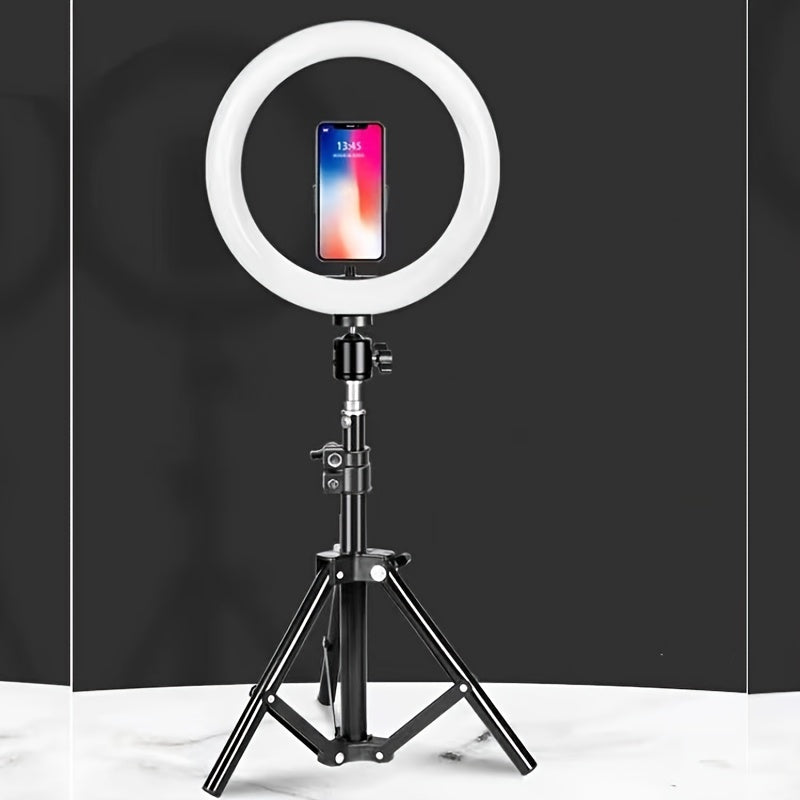 Anneau Lumineux Beauté 10 pouces avec Trépied de 55 cm – Parfait pour Photographie, Vidéographie et Maquillage