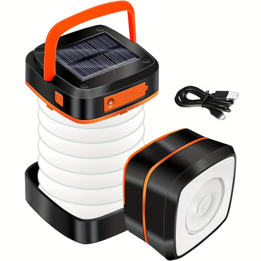 Lampe de camping pliable - Lampe LED rechargeable pour activités de plein air et urgences