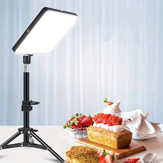 Trépied et Lampe Réglables – Idéal pour la Photographie, les Installations en Studio et les Tournages Vidéo