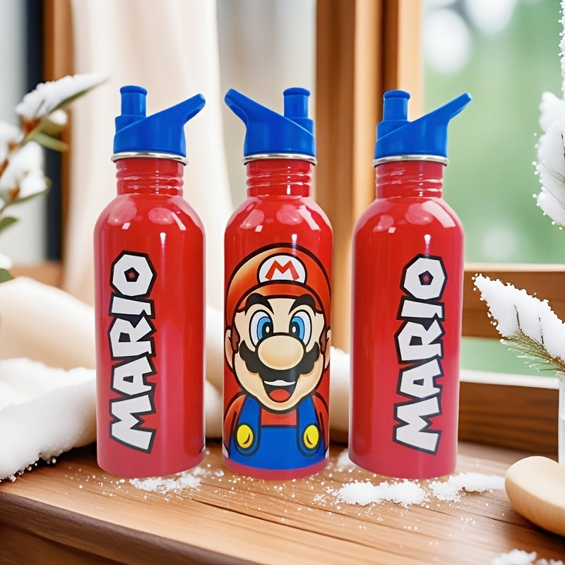 Gourde Super Mario – Bouteille en inox avec bouchon pour enfants