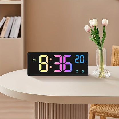 Réveil digital RGB – Commande vocale, double alarme et affichage de la température