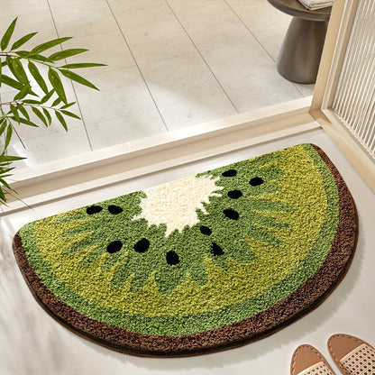 Tapis de Salle de Bain Inspiré des Fruits – Doux et Absorbant