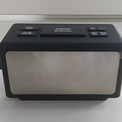 Réveil miroir RGB avec affichage LED et fonction radio – Réveil tendance pour votre chambre