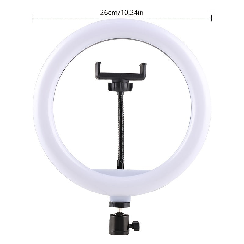 Anneau Lumineux Beauté 10 pouces avec Trépied de 55 cm – Parfait pour Photographie, Vidéographie et Maquillage