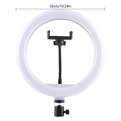 Anneau Lumineux Beauté 10 pouces avec Trépied de 55 cm – Parfait pour Photographie, Vidéographie et Maquillage